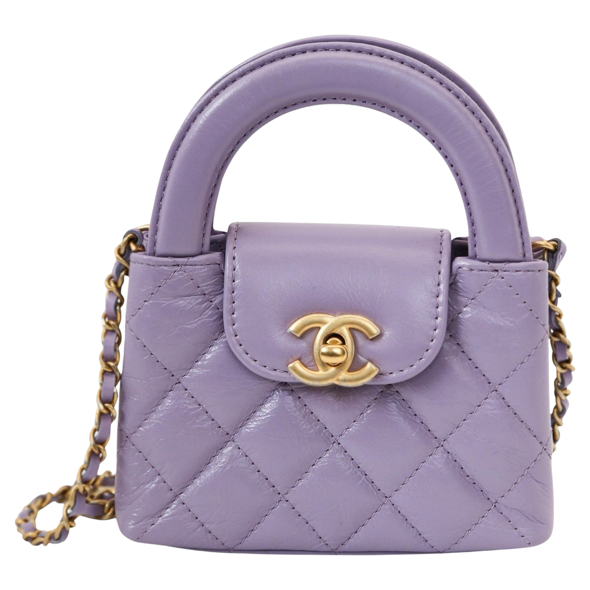 Chanel Nano Kelly Light Purple