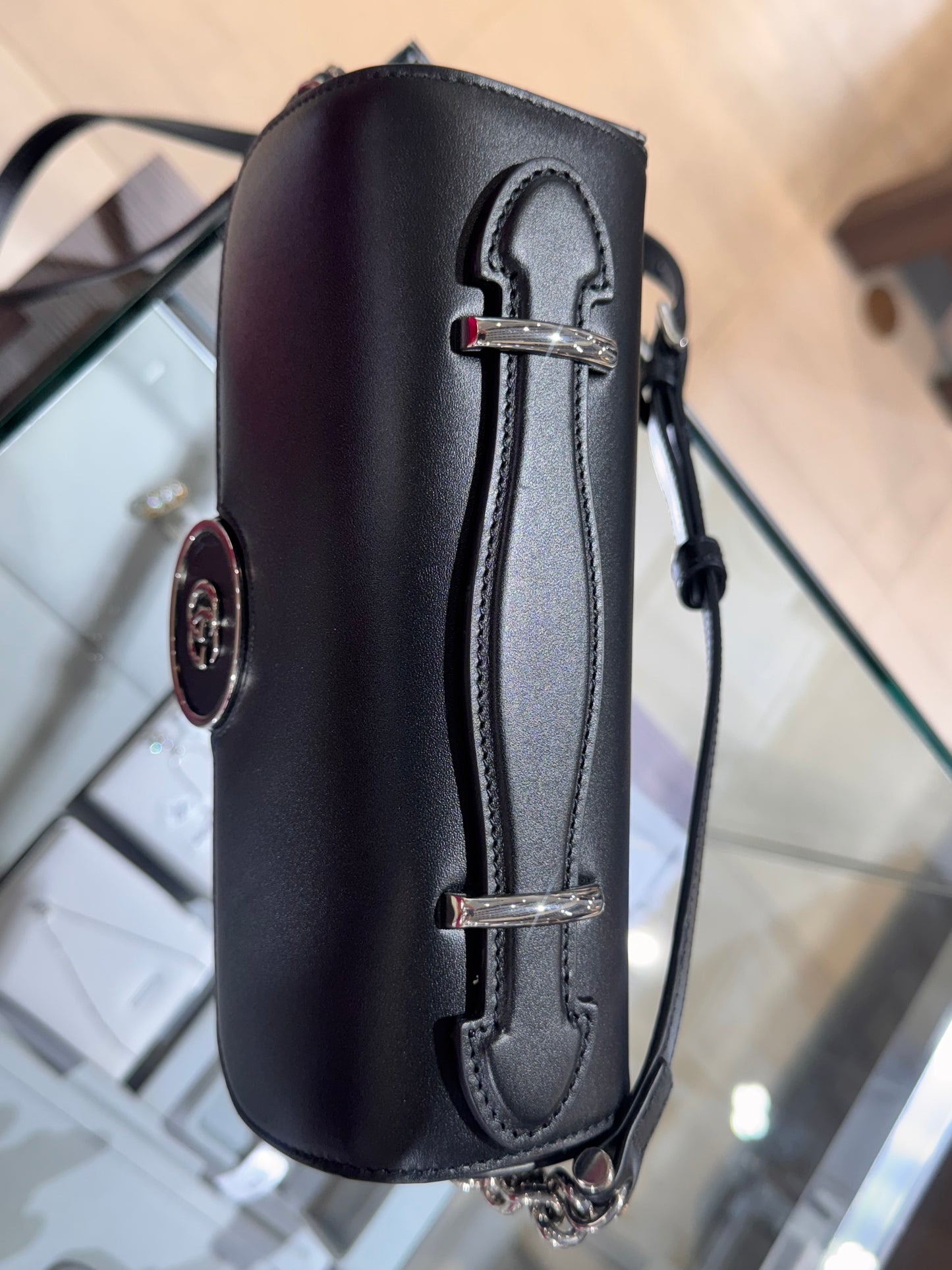 Gucci Senna Calfskin Petite GG MINI Top Handle