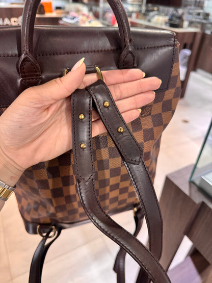 Vintage Louis Vuitton Damier Ebene Soho Backpack