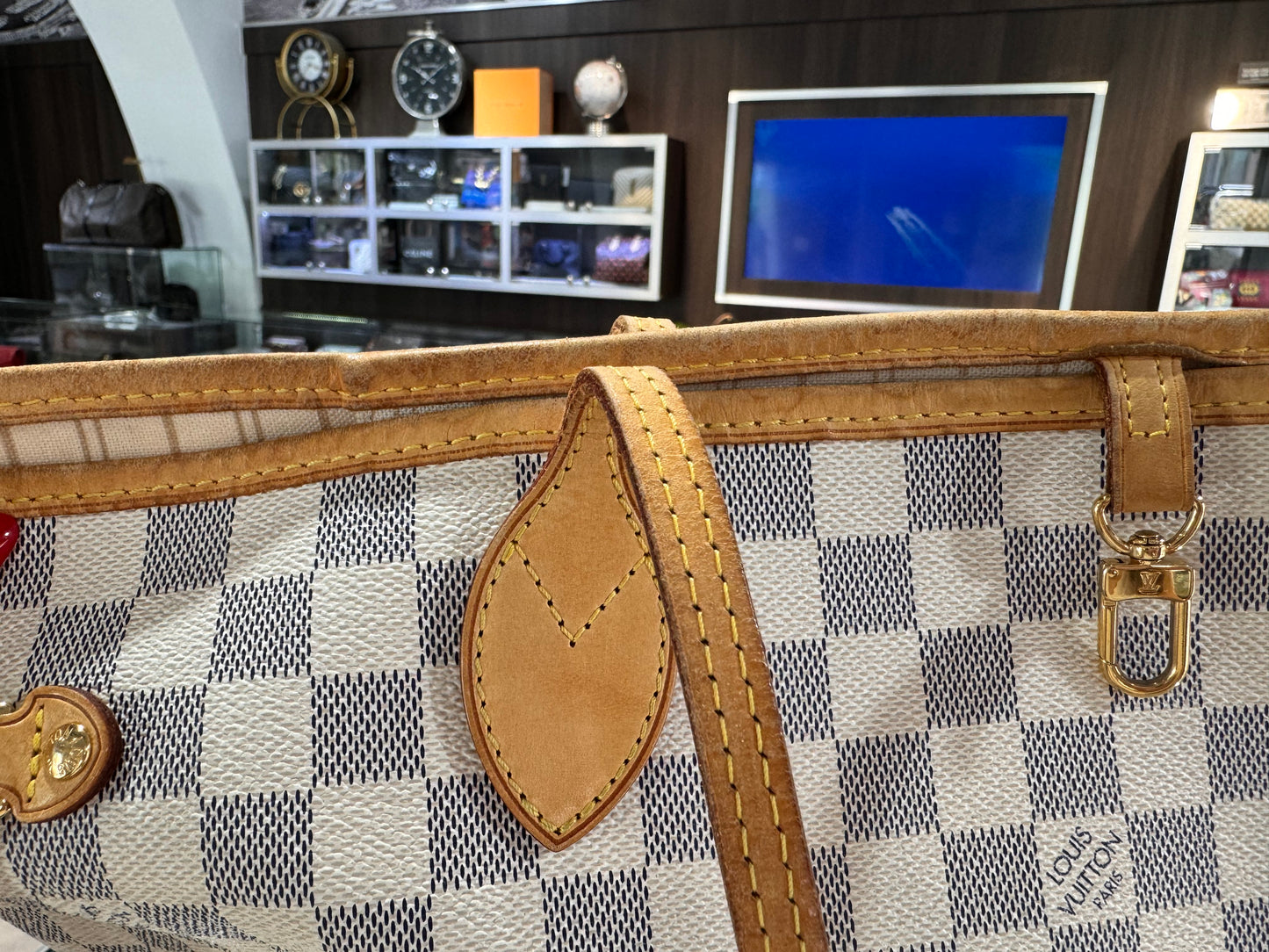 Louis Vuitton Neverfull MM Damier Azur