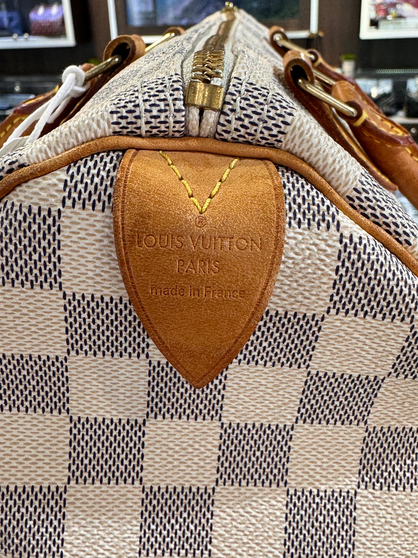 Louis Vuitton Speedy 30 Damier Azur