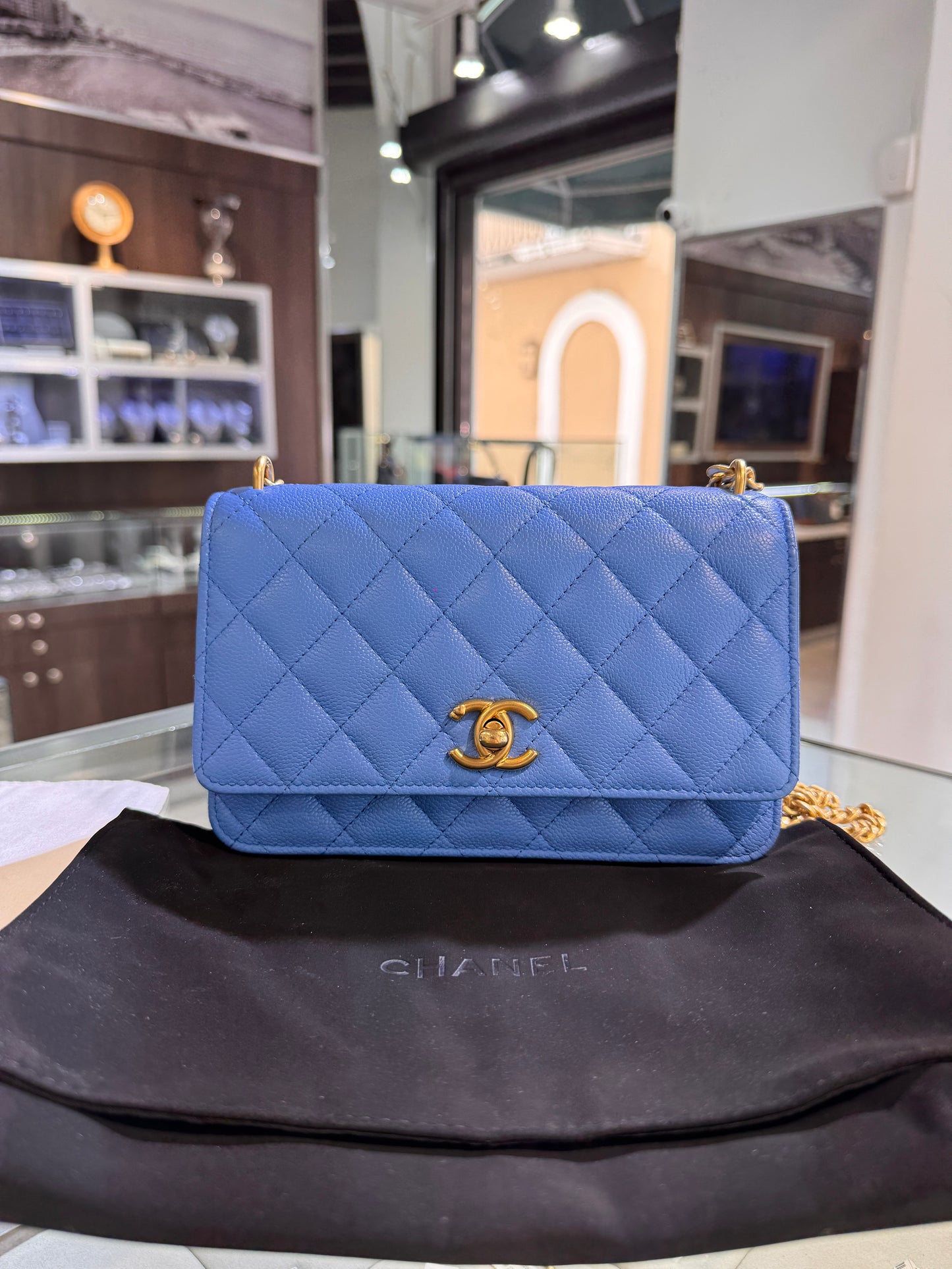 Chanel Blue Caviar WOC