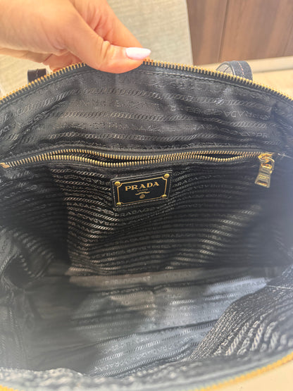 Prada Black Nylon Tote