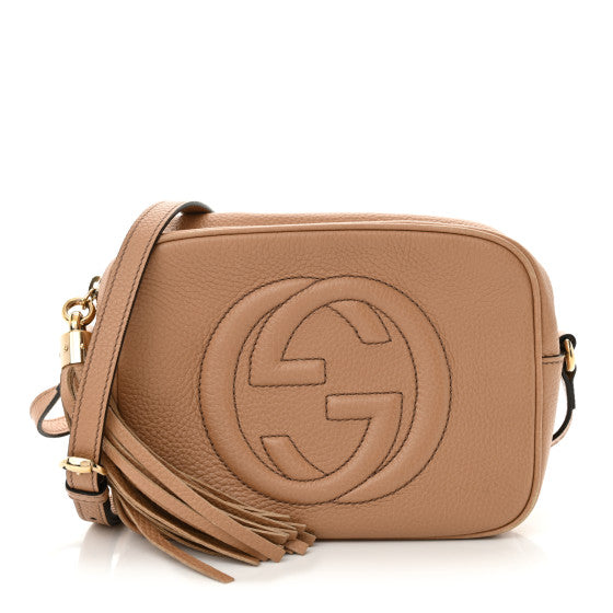 Gucci Small Soho Crossbody Camelia Bag