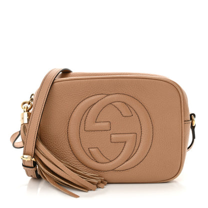 Gucci Small Soho Crossbody Camelia Bag