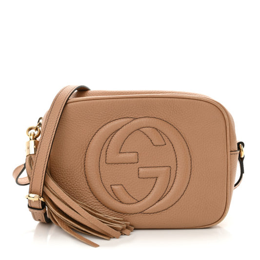 Gucci Small Soho Crossbody Camelia Bag