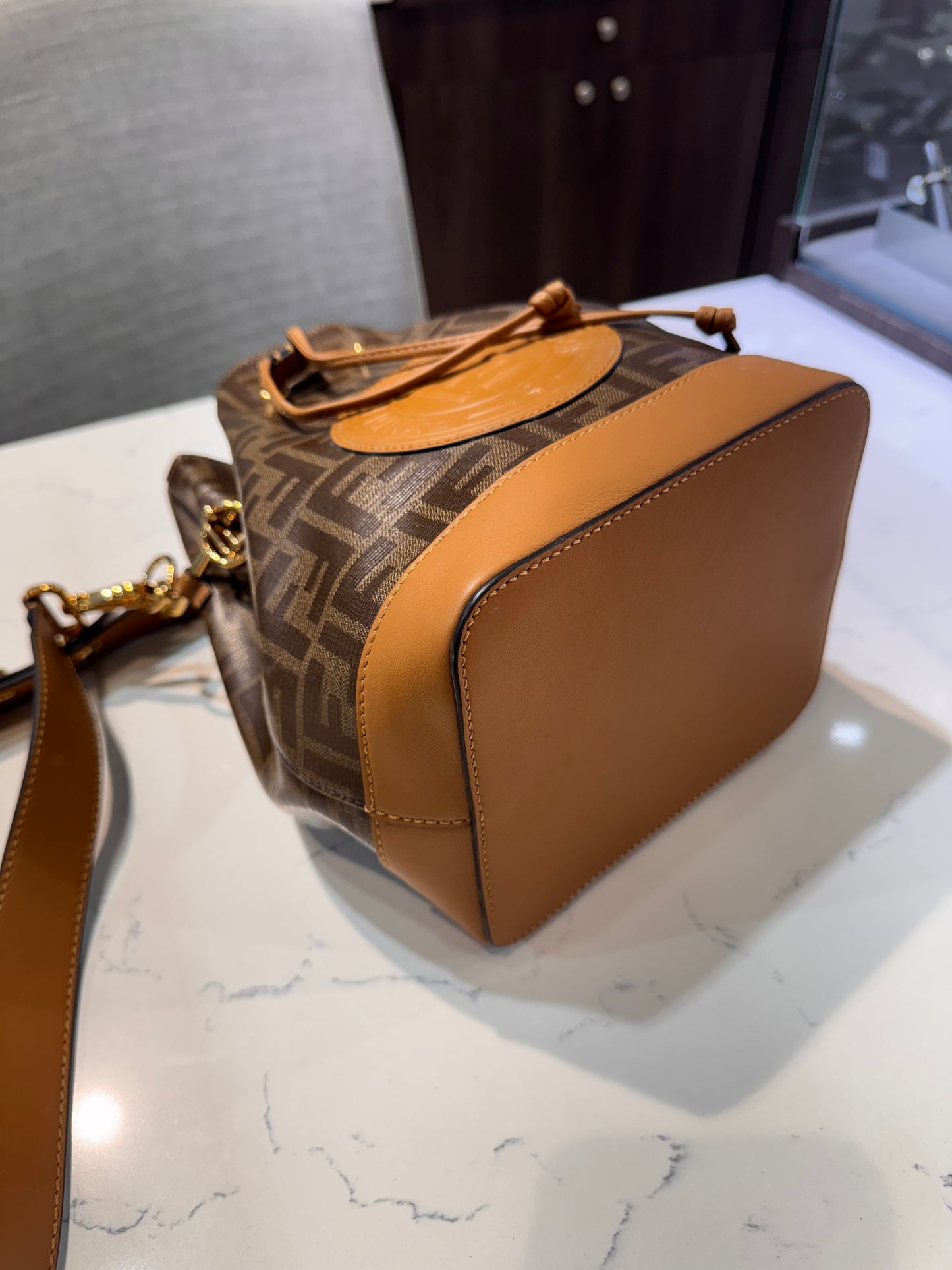 Fendi Mon Tresor Zucca Bucket Bag