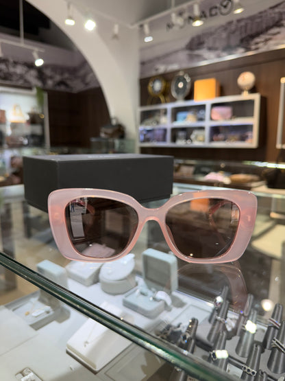 Chanel Pink Rectangle Sunglasses CH5504A