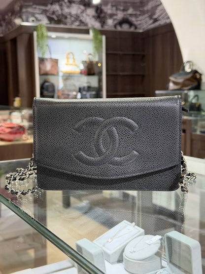 Vintage Chanel Caviar Timeless CC WOC