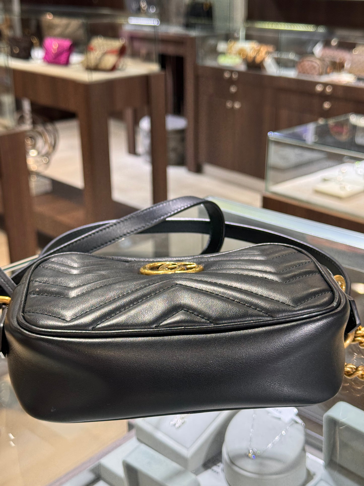 Gucci Black Mini Marmont Crossbody