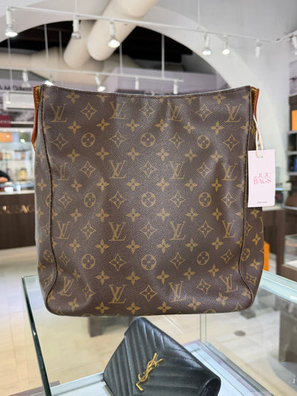 Pre-Owned LV Monogram Looping GM Shoulder Bag