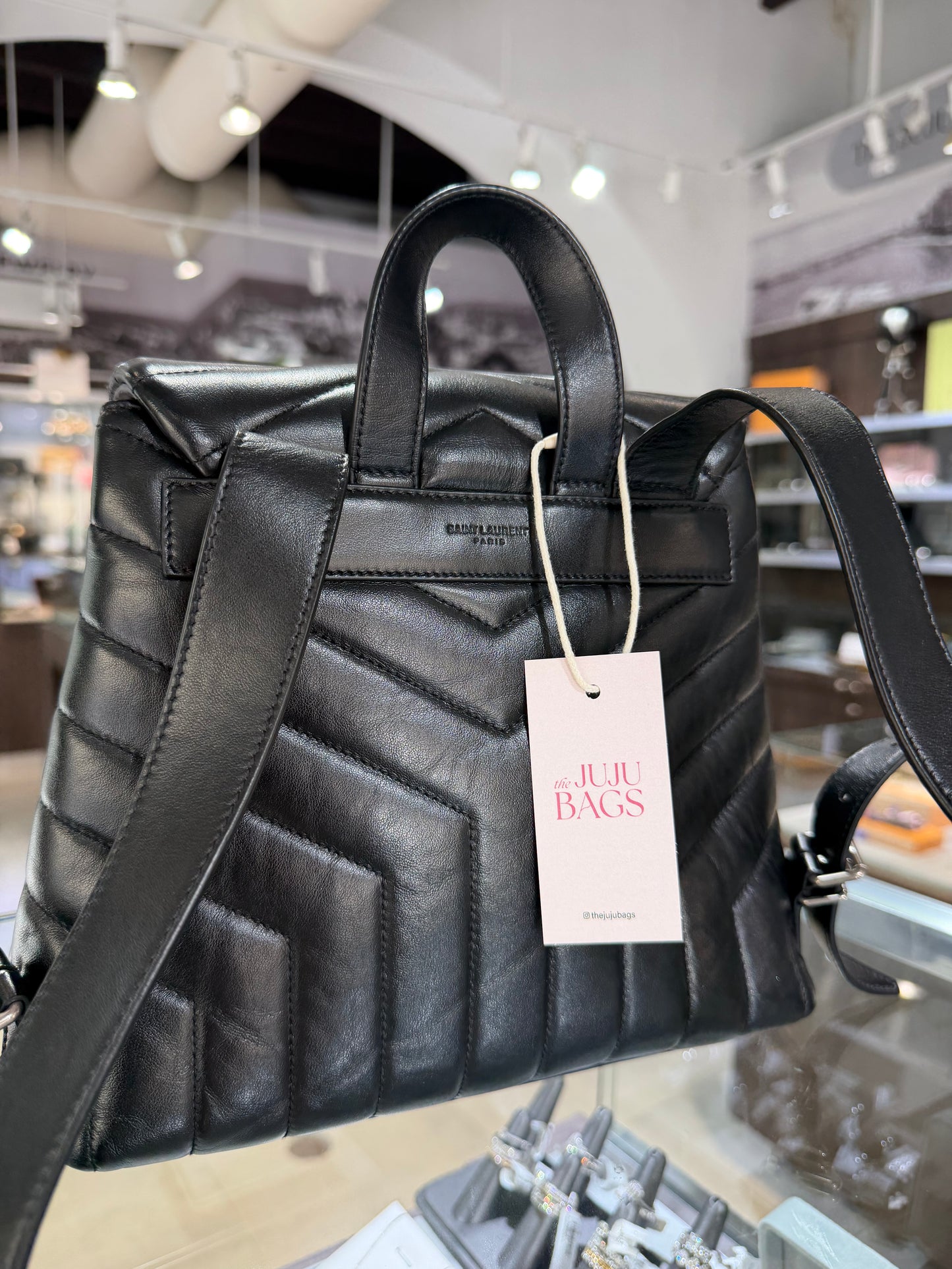 Pre-Owned YSL Small Loulou Backpack