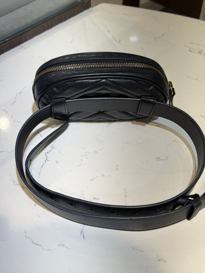 Gucci Black Marmont Belt Bag