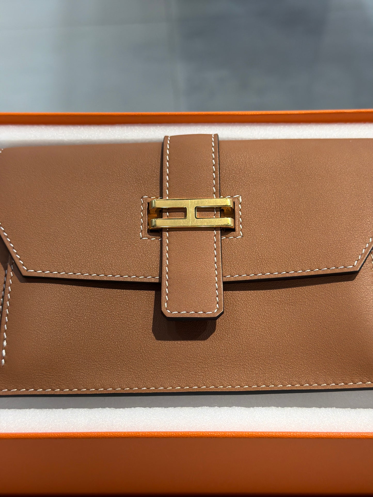 Unworn H Elan Pocket 24 Belt Gold