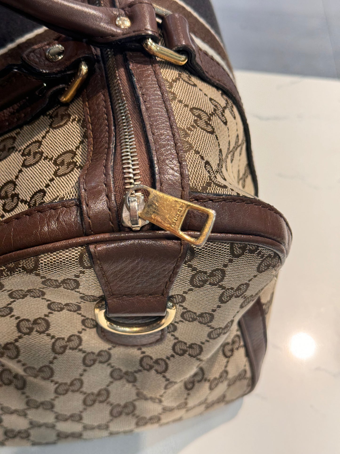 Gucci GG Canvas Boston Bag