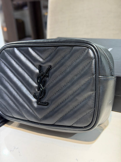 Pre-Owned YSL Lou Chevron Small Belt Bag