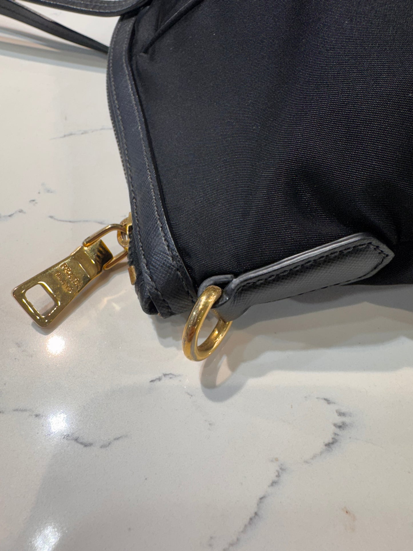 Prada Black Nylon Tote