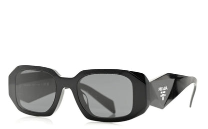 Pre-Owned Prada Acetate Symbole Sunglasses SPR 17W Black