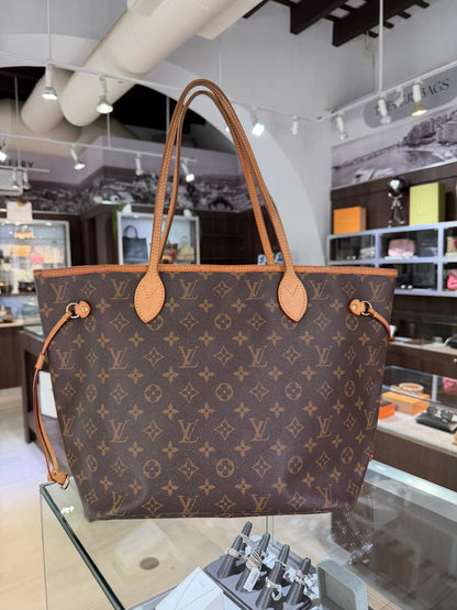 Pre-Owned LV Monogram Neverfull MM Pivoine Pink