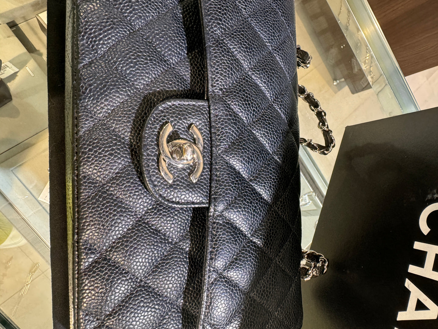 Chanel Small Black Caviar Classic Double Flap