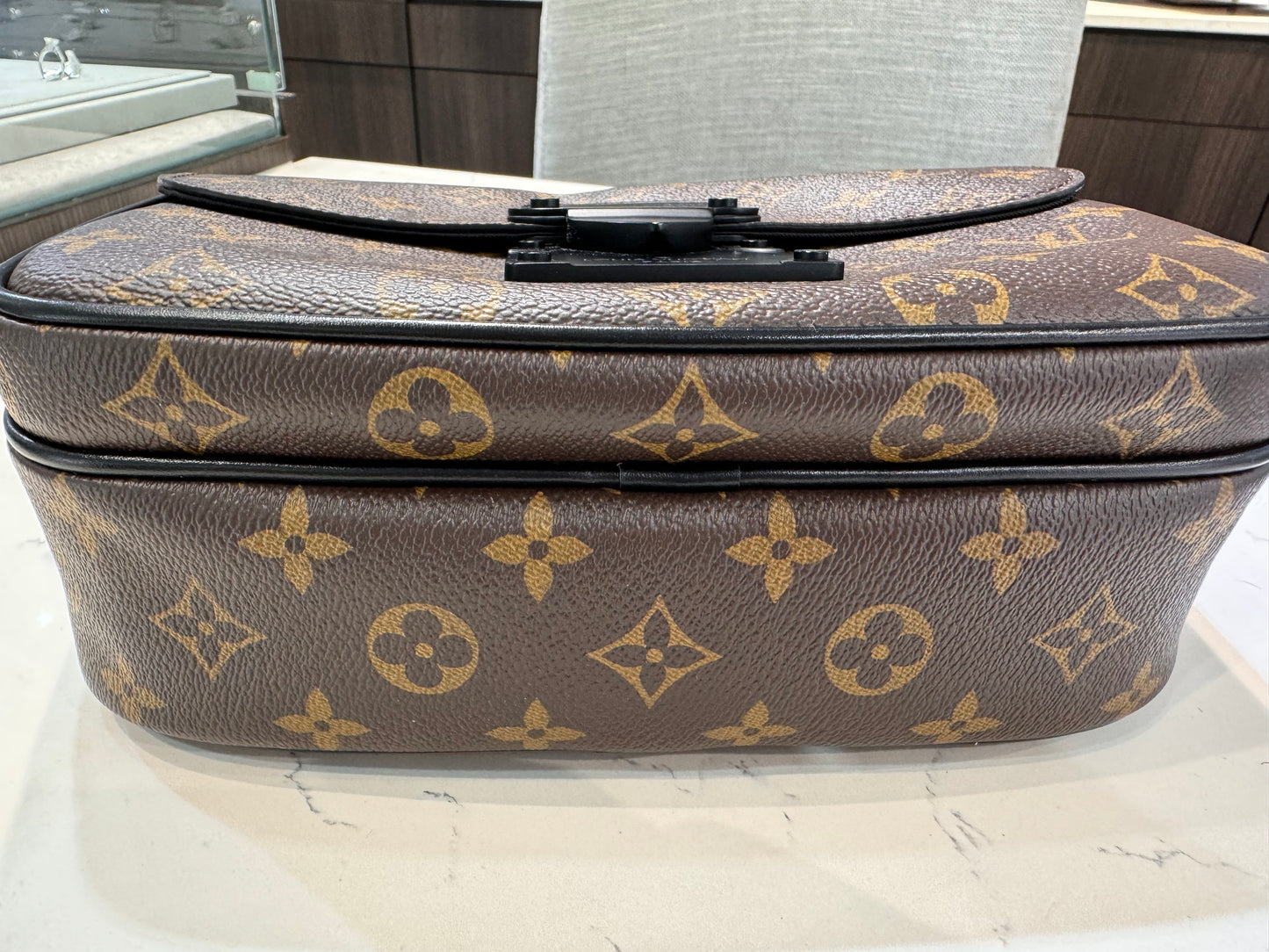 Louis Vuitton Monogram S Lock Messenger Bag