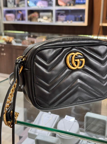 Gucci Black Mini Marmont Crossbody
