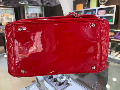 Pre-Owned CC Red Patent Lipstick  Flap