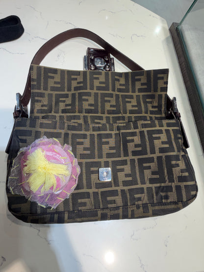 Pre-Owned FF Zucca Flower Baguette