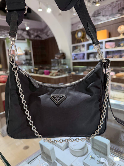 Prada Black Nylon Re-Edition 2005