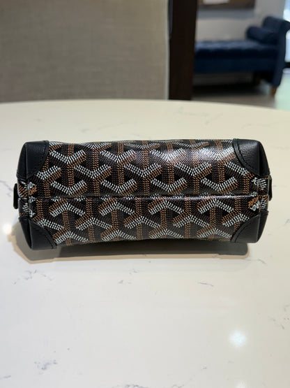 Brand New Goyardine Vendome Pouch Black