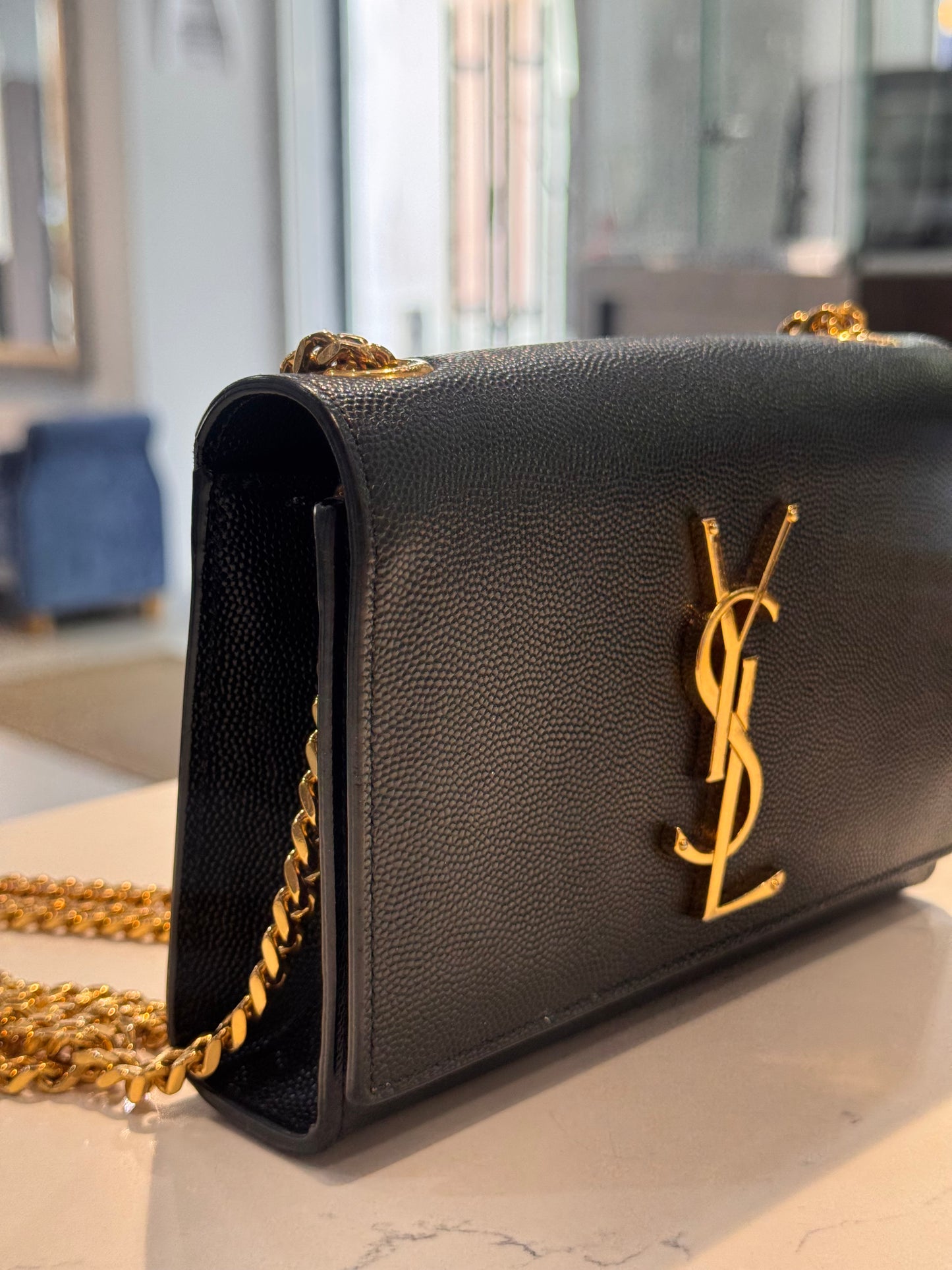 Saint Laurent Black Small Kate