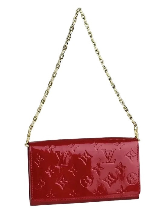 Pre-Owned LV Pomme D'Amour Monogram Vernis Chaine Wallet
