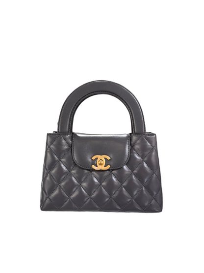 Chanel Nano Kelly Grey Calfskin