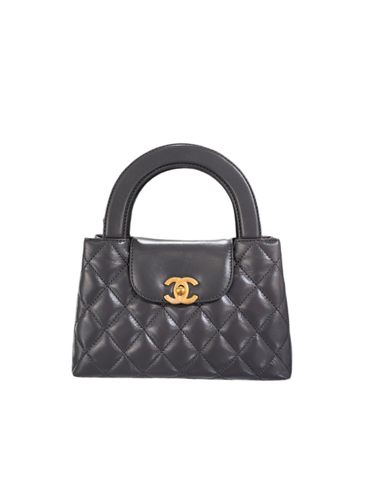 Chanel Nano Kelly Grey Calfskin