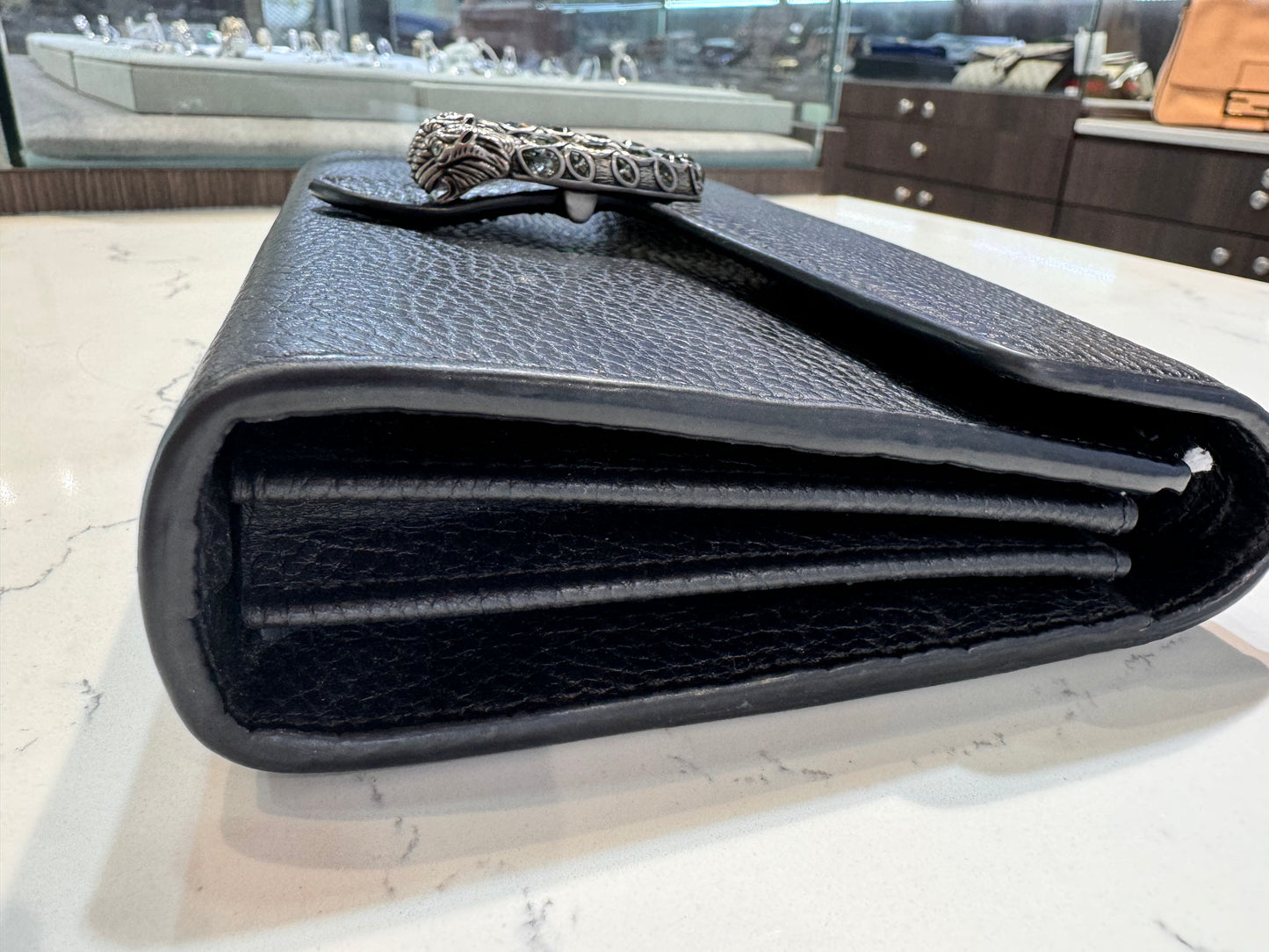 Gucci Dionysus Black Wallet On Chain