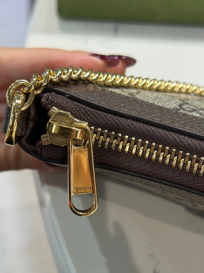 Pre-Owned GG Mini Ophidia and Ebony Supreme Shoulder Bag
