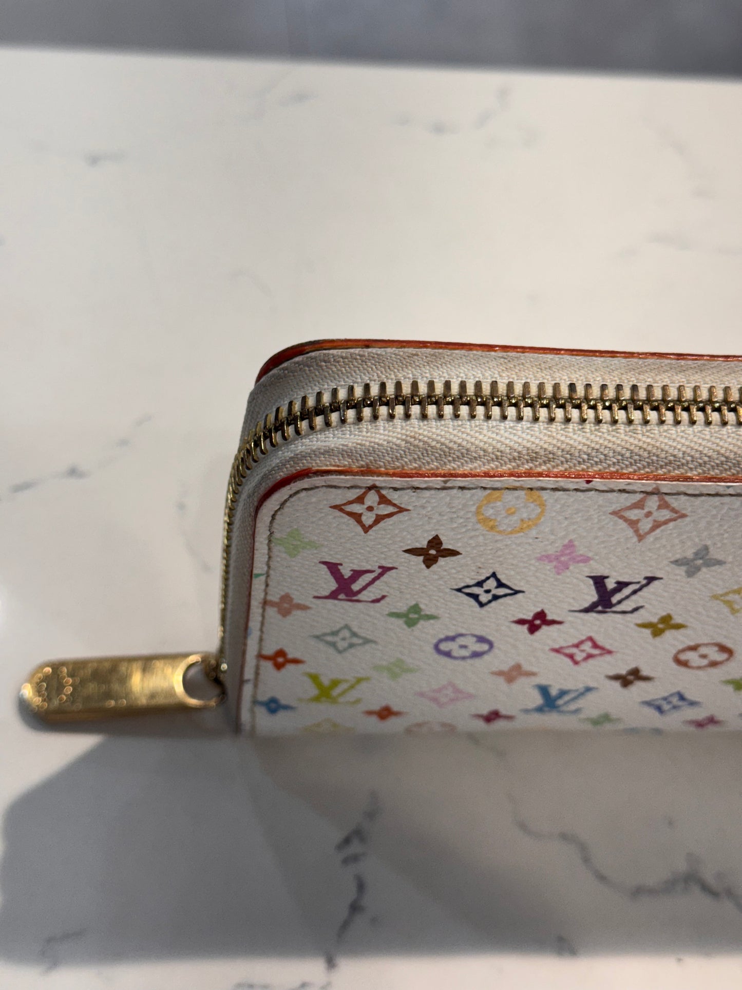 Pre-owned Louis Vuitton Monogram Multicolor Zippy Wallet