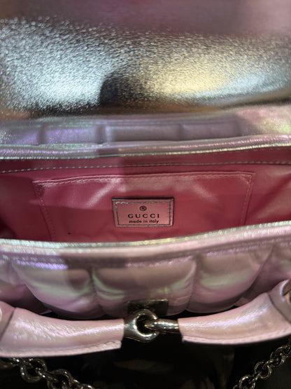 Unworn GG Horsebit Chain Small Shoulder Bag