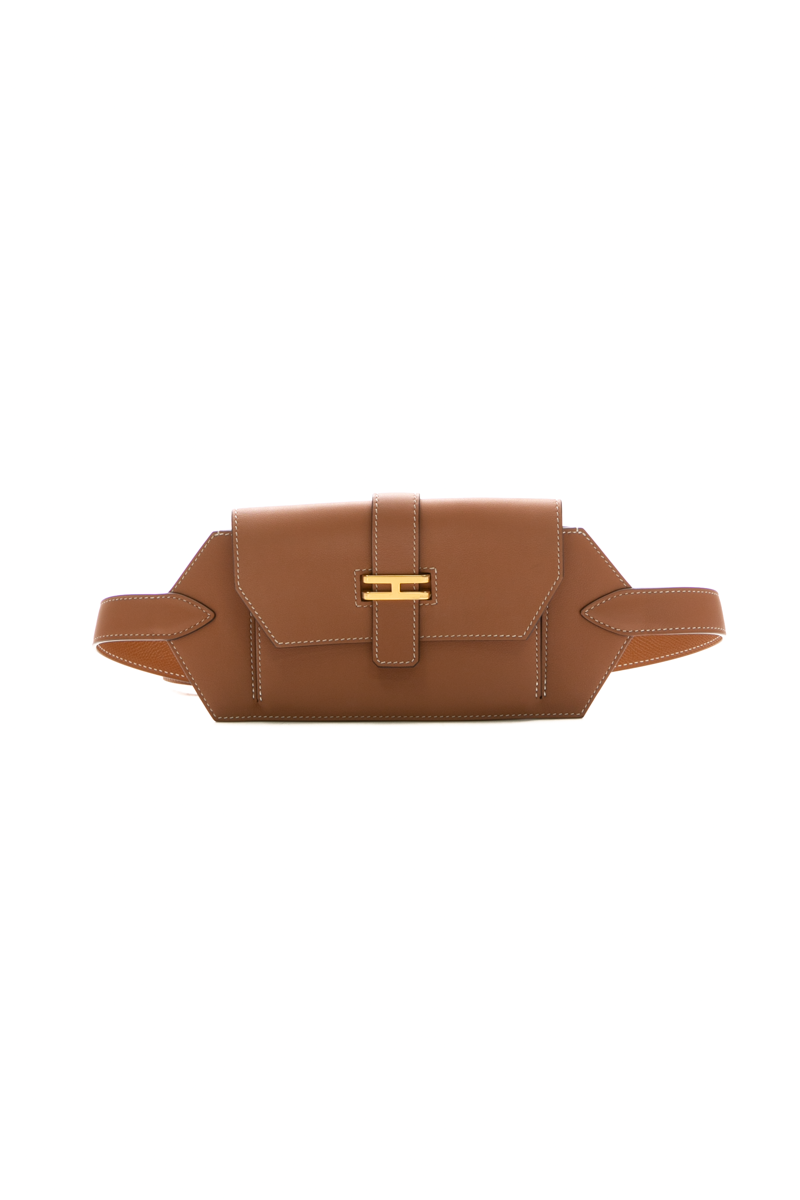 Unworn H Elan Pocket 24 Belt Gold