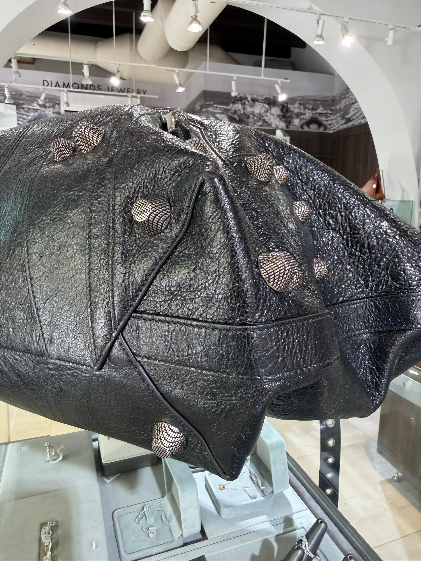 Pre-Owned Balenciaga Large Cagole Carry All Bag Black