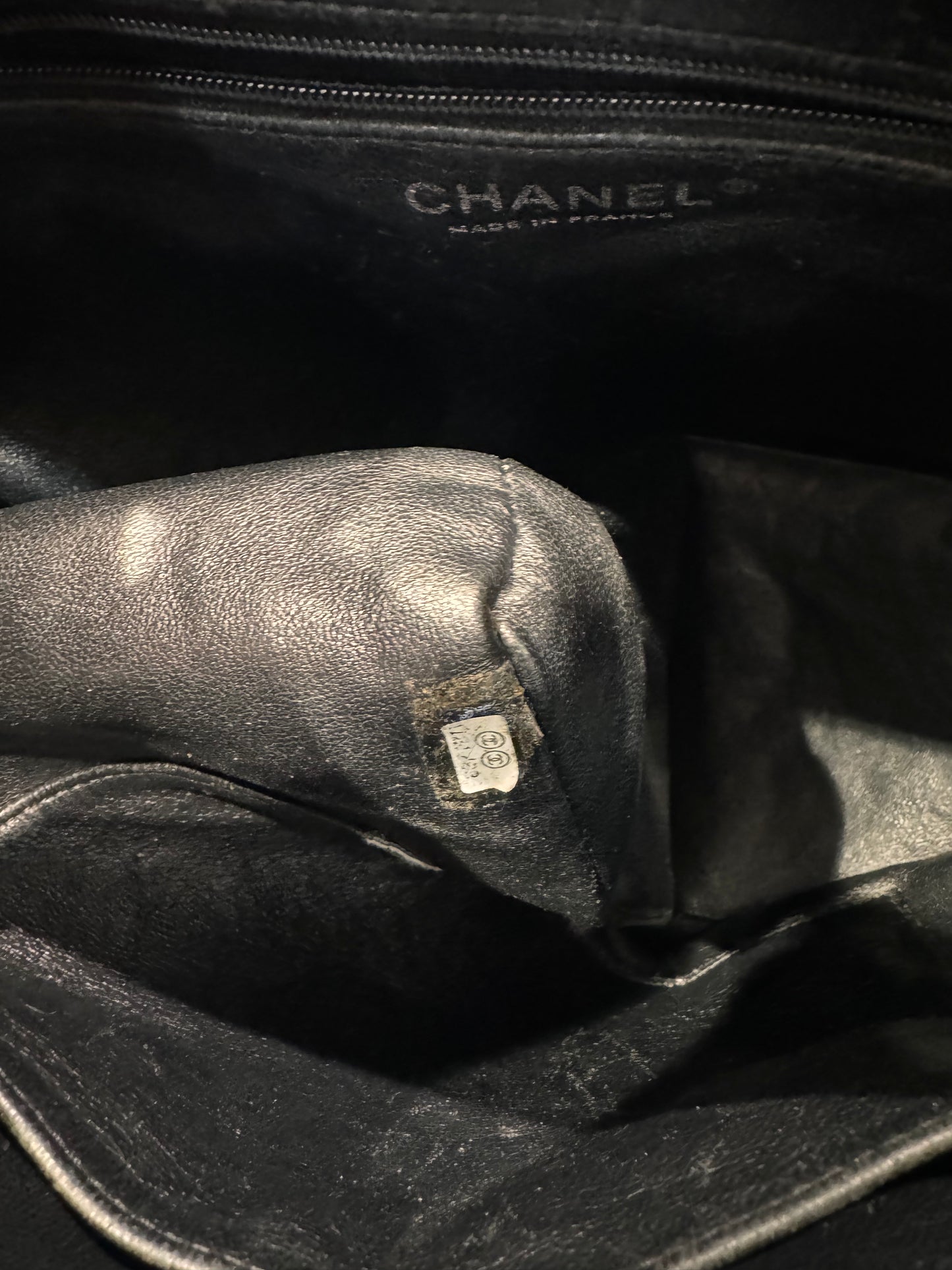 Chanel Black Caviar Medallion Tote