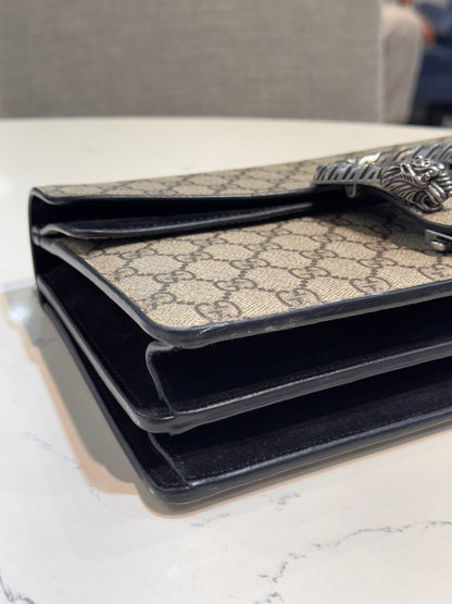 Gucci Medium Dionysus Black Suede