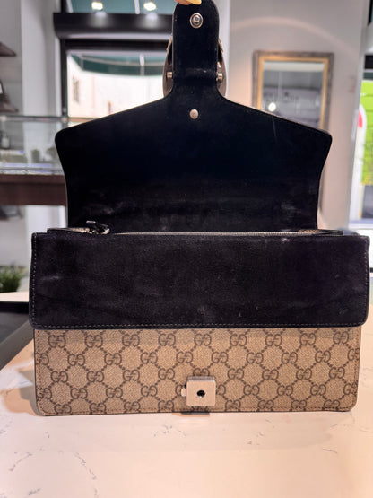 Gucci Medium Dionysus Black Suede