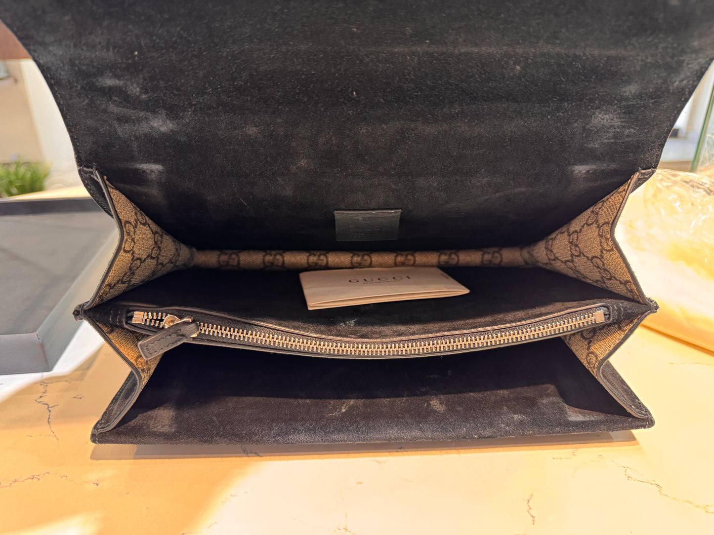 Gucci Medium Dionysus Black Suede