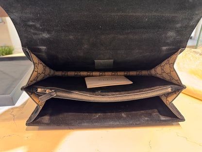 Gucci Medium Dionysus Black Suede