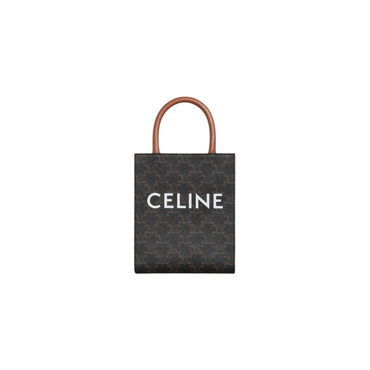 CELINE MINI VERTICAL CABAS IN TRIOMPHE