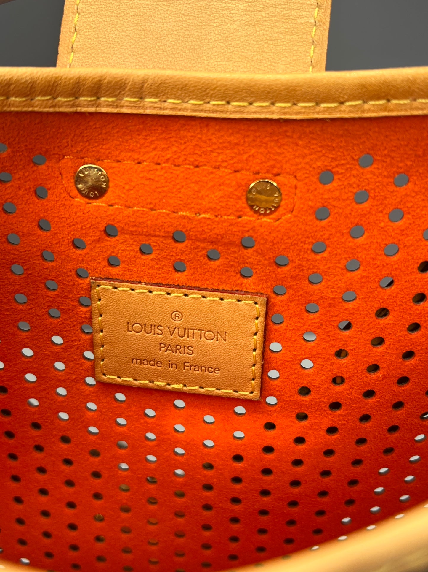 Louis Vuitton Perforated Demi-Lune