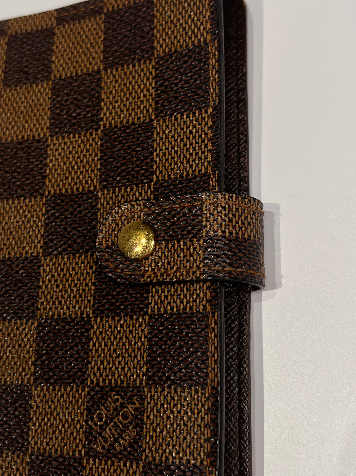 Louis Vuitton  Damier Ebene Agenda