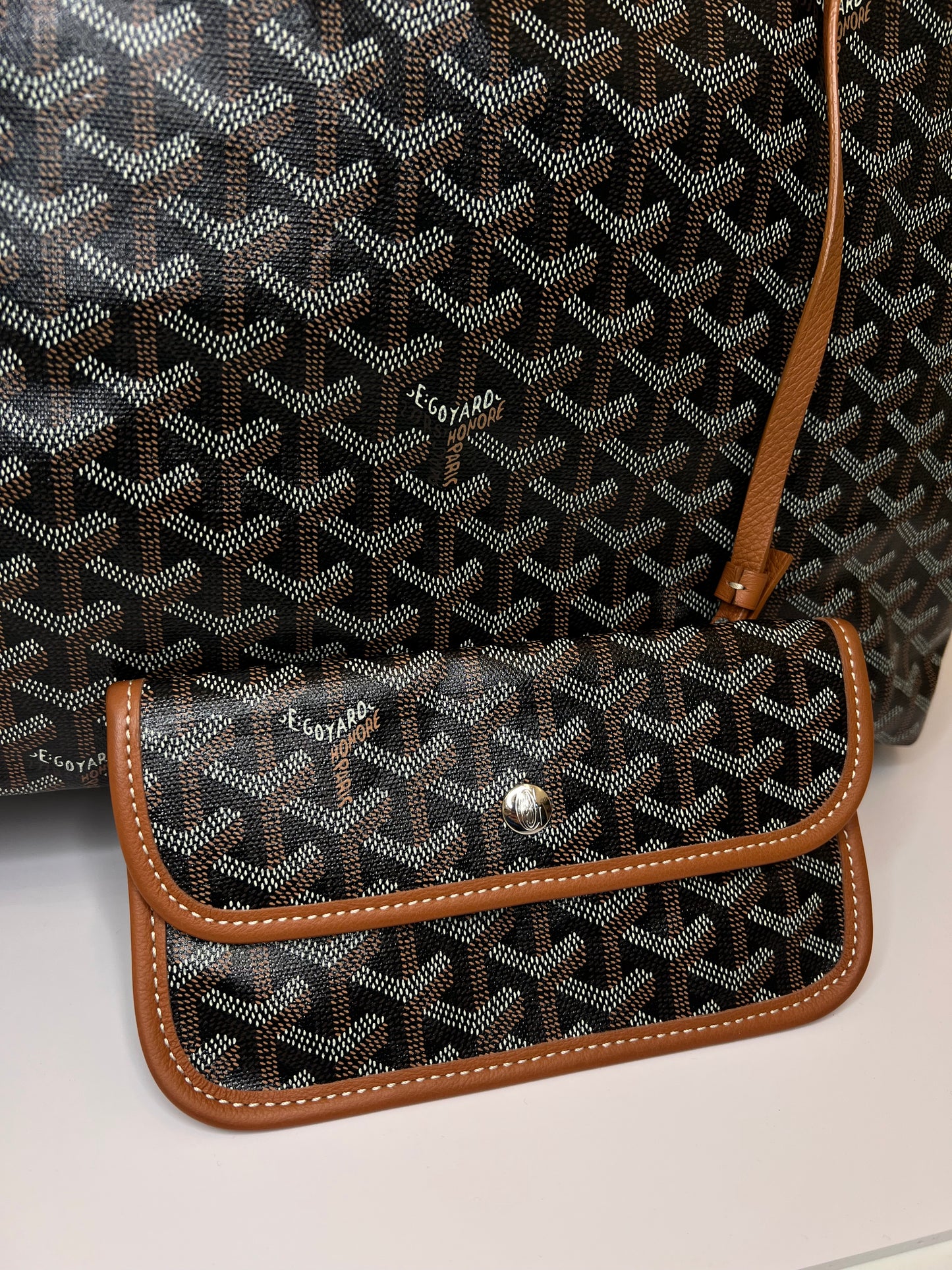 Goyard Saint Louis Tote Coated Canvas GM