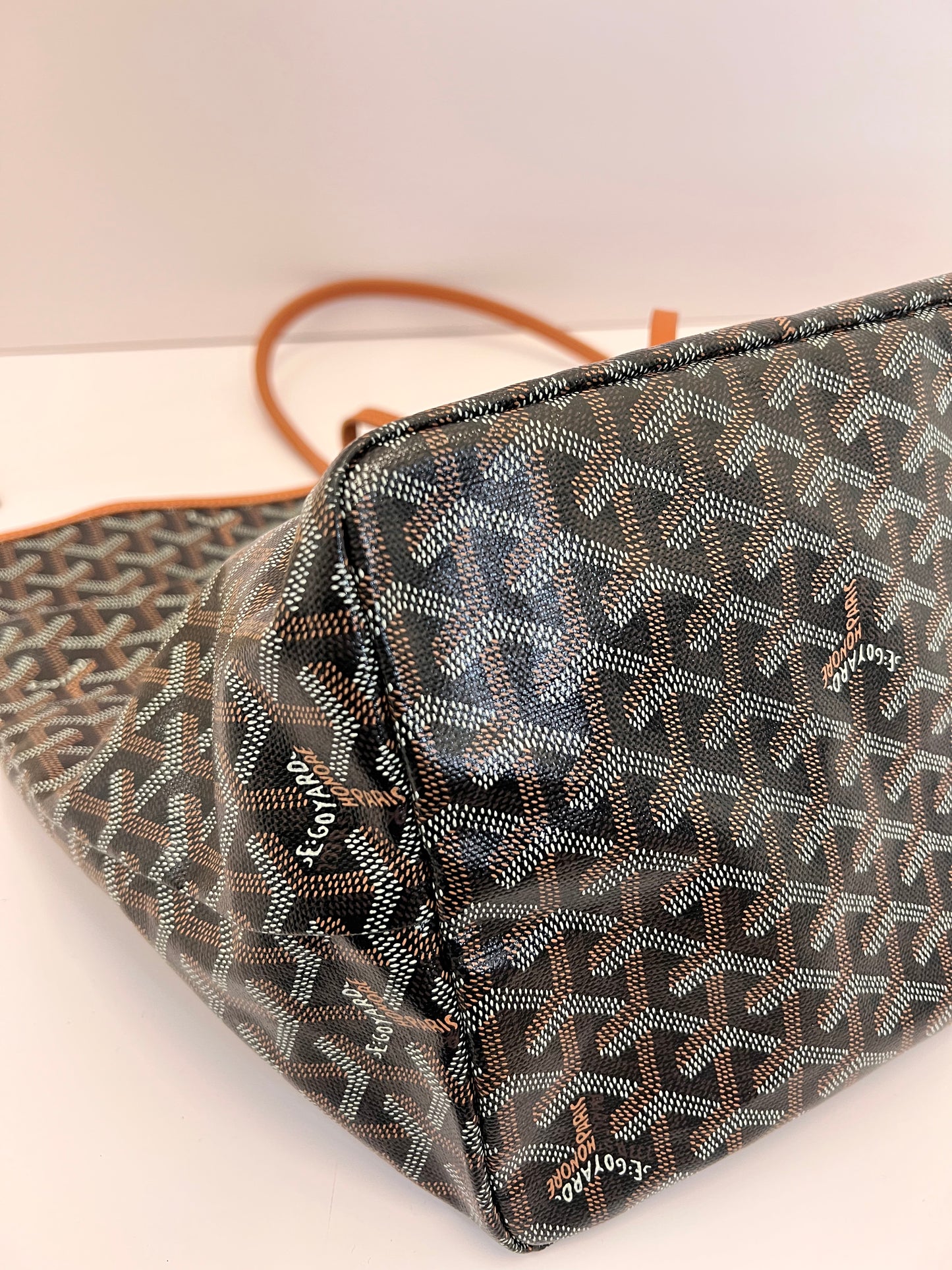 Goyard Saint Louis Tote Coated Canvas GM